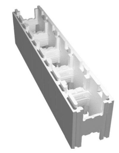 Кирпич системный для опалубки бассейнов OCEAN EPS 25 1000x250x300 Лестницы и поручни